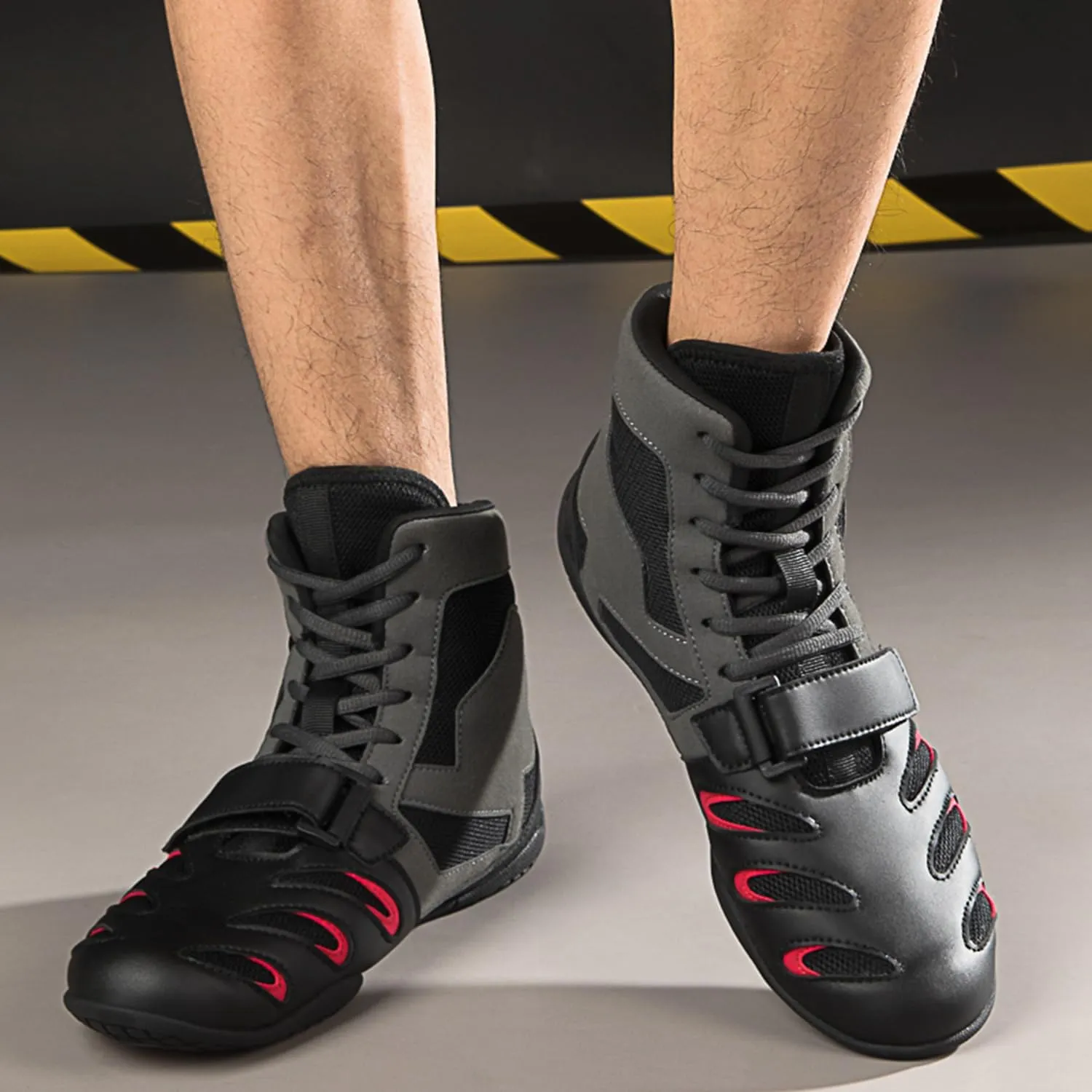 High Top Wrestling Shoes Boxing Shoes for Kids, Boys, Girls, Teenager