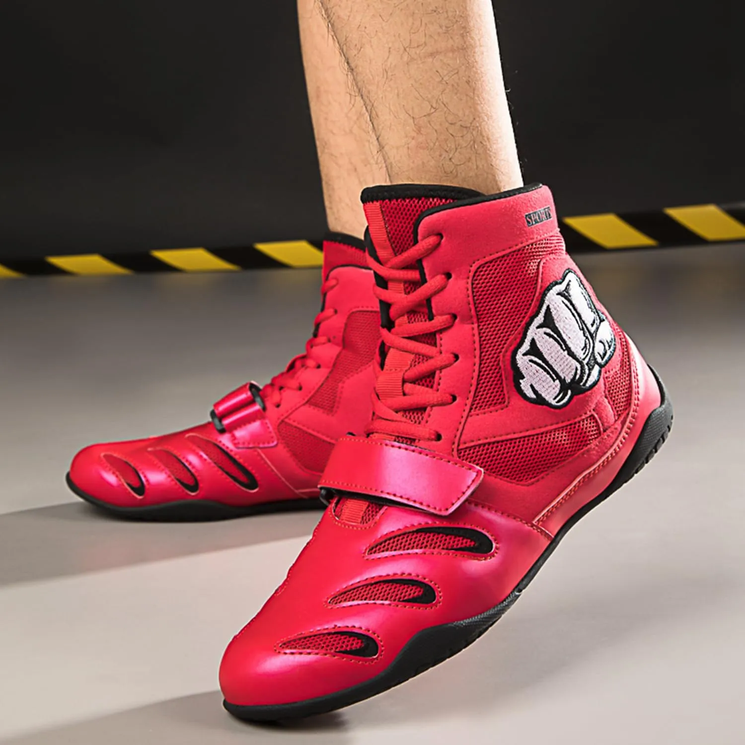 High Top Wrestling Shoes Boxing Shoes for Kids, Boys, Girls, Teenager