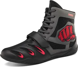 High Top Wrestling Shoes Boxing Shoes for Kids, Boys, Girls, Teenager
