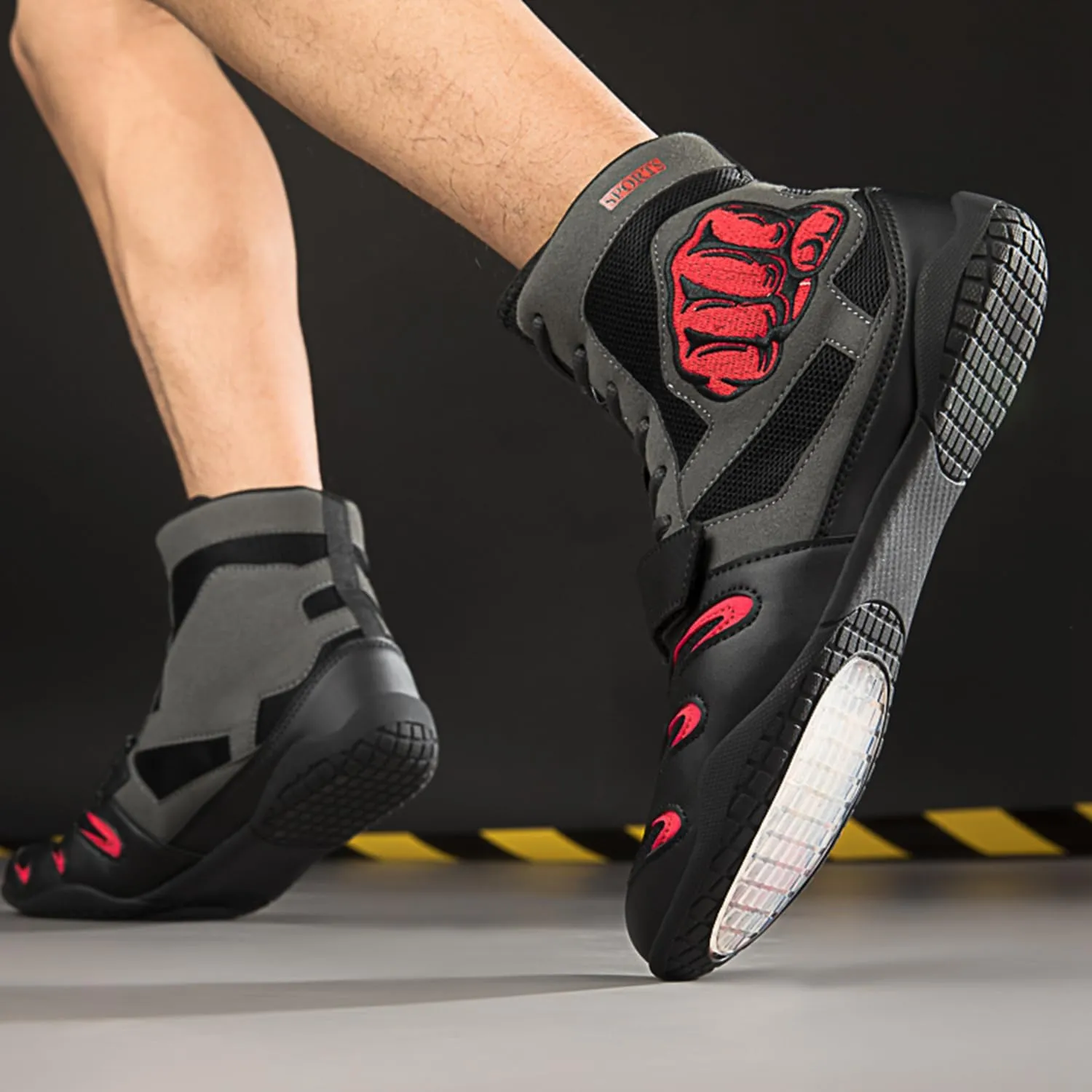 High Top Wrestling Shoes Boxing Shoes for Kids, Boys, Girls, Teenager