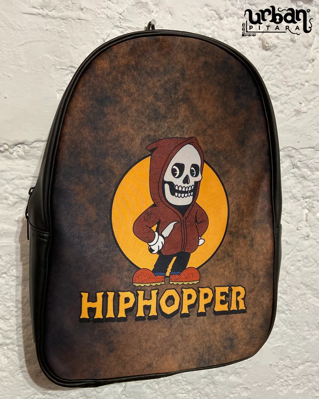 Hiphopper Faux Leather D Backpack