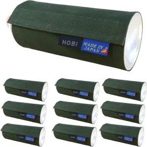 HOBI (Made in Japan The Rugged Gas Can Cover (for CB Cans) [Set of 10] Premium Canvas Narrow [Rugged and Tough] CB Can Cover Cassette Cylinder, Gas Cylinder, Protection, Commercial Use, Construction,