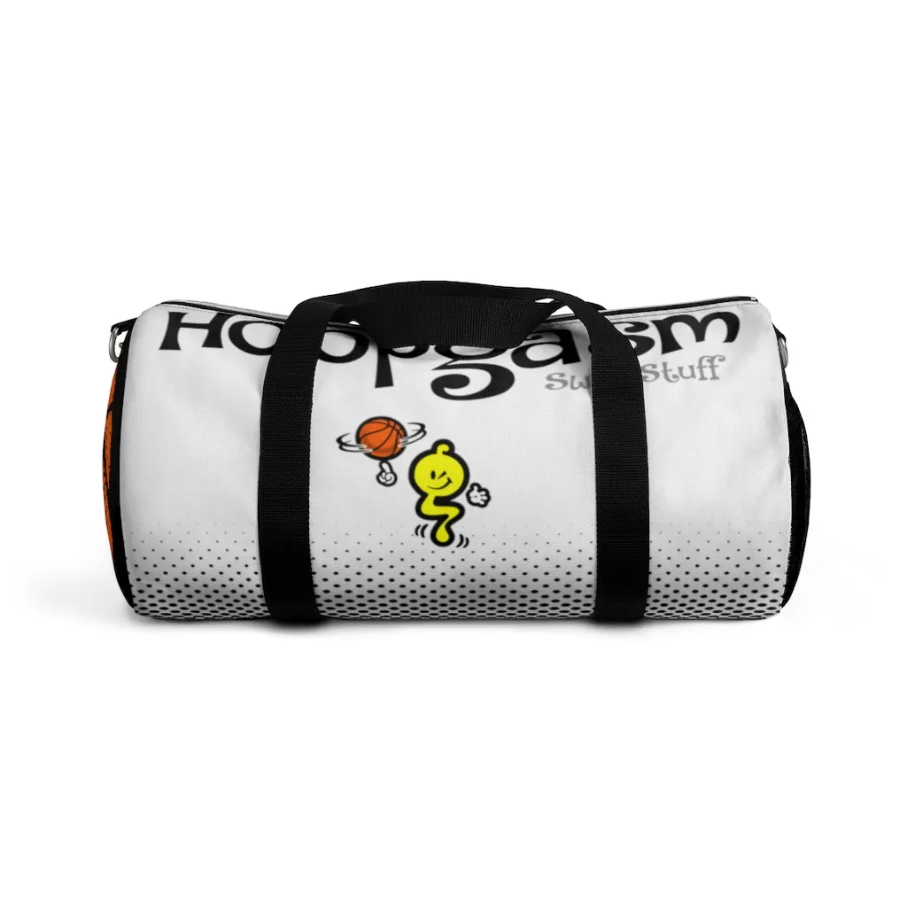 HOOPGASM-WHITE Duffel Bag