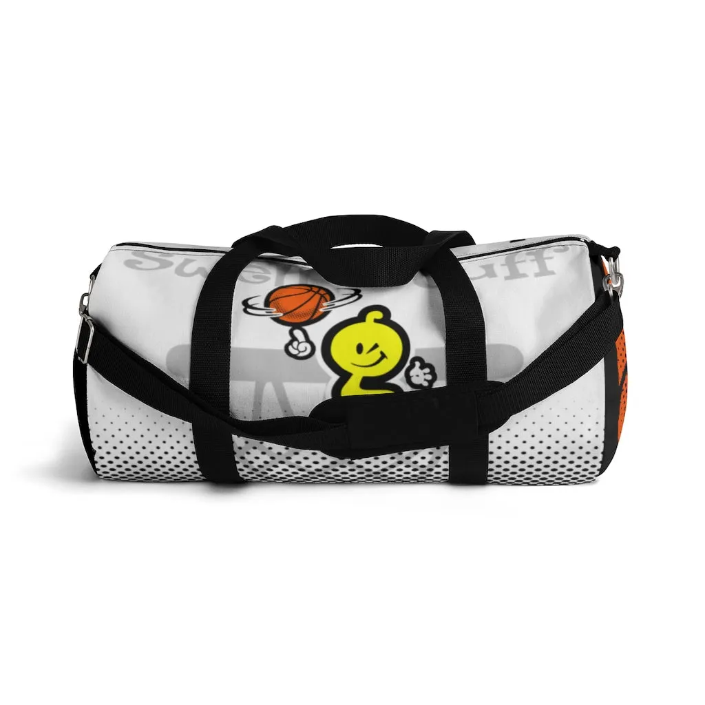 HOOPGASM-WHITE Duffel Bag