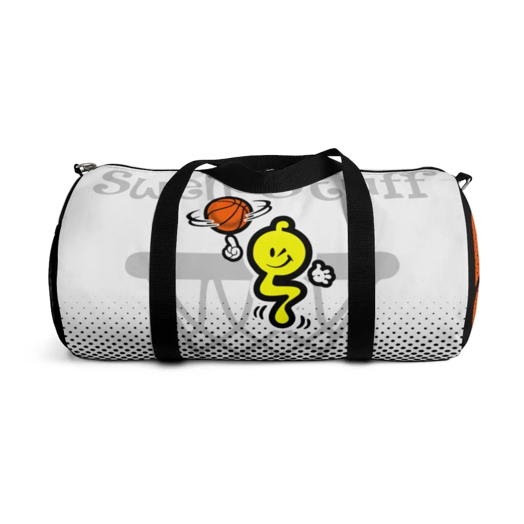 HOOPGASM-WHITE Duffel Bag