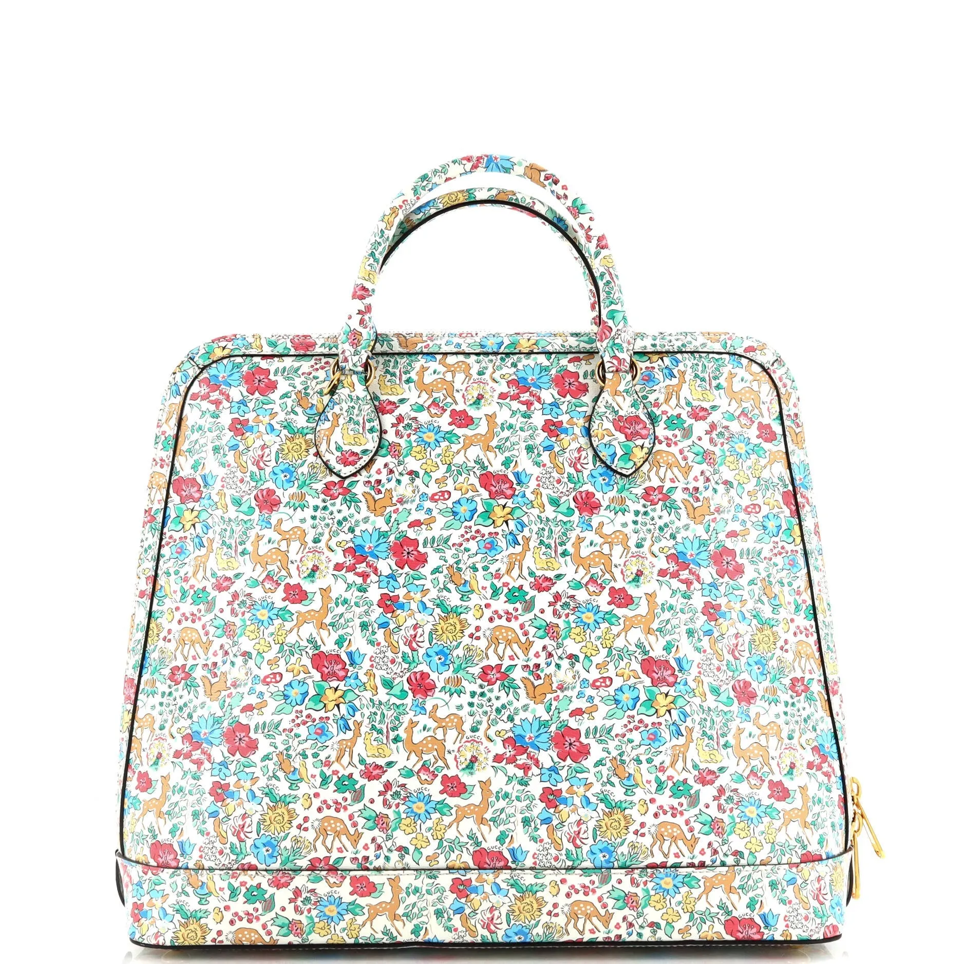 Horsebit 1955 Liberty Duffle Bag Printed Leather Large
