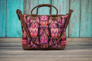 Huipil Overnighter Tote Bag Cross Body Purse Diaper Bag Jessa