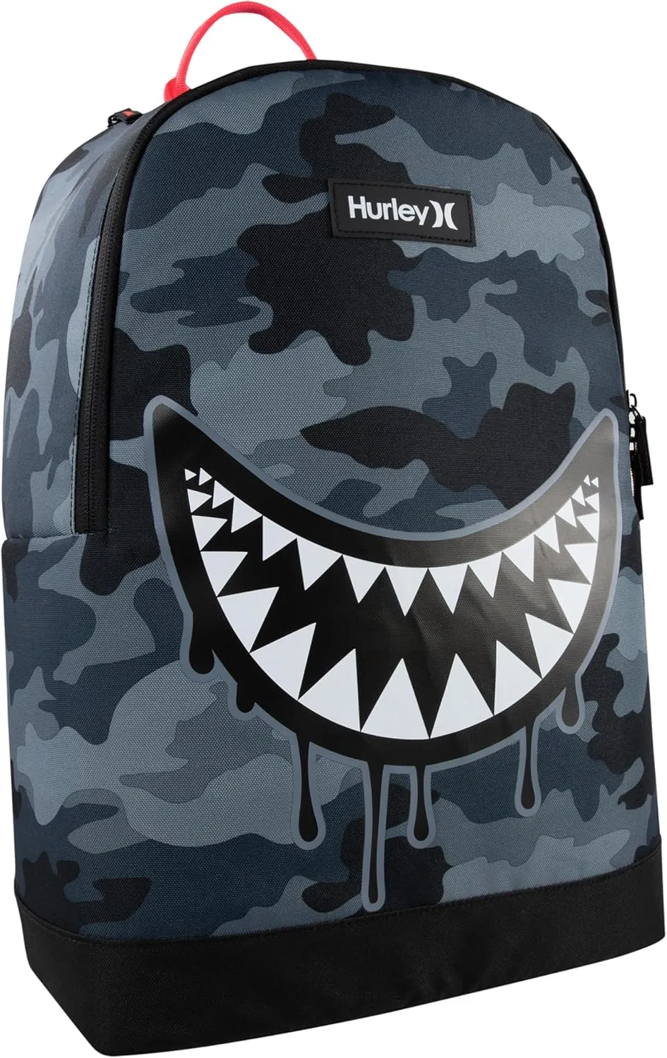 Hurley Men's Graphic Backpack, Dark Grey Camo/Black, One Size
