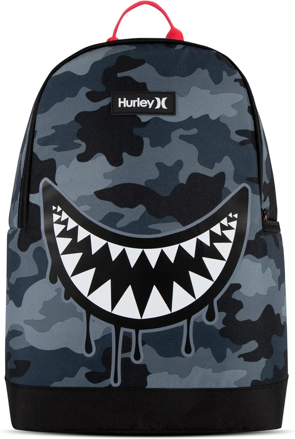 Hurley Men's Graphic Backpack, Dark Grey Camo/Black, One Size