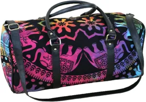 Indian Cotton Duffle Handbag Ombre Mandala Throw Tie Die Hippie Bags Travel Gym