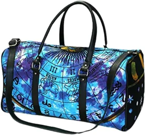 Indian Cotton Duffle Hippie Handbag Ombre Mandala Throw Tie Die Bags Travel Gym Bag