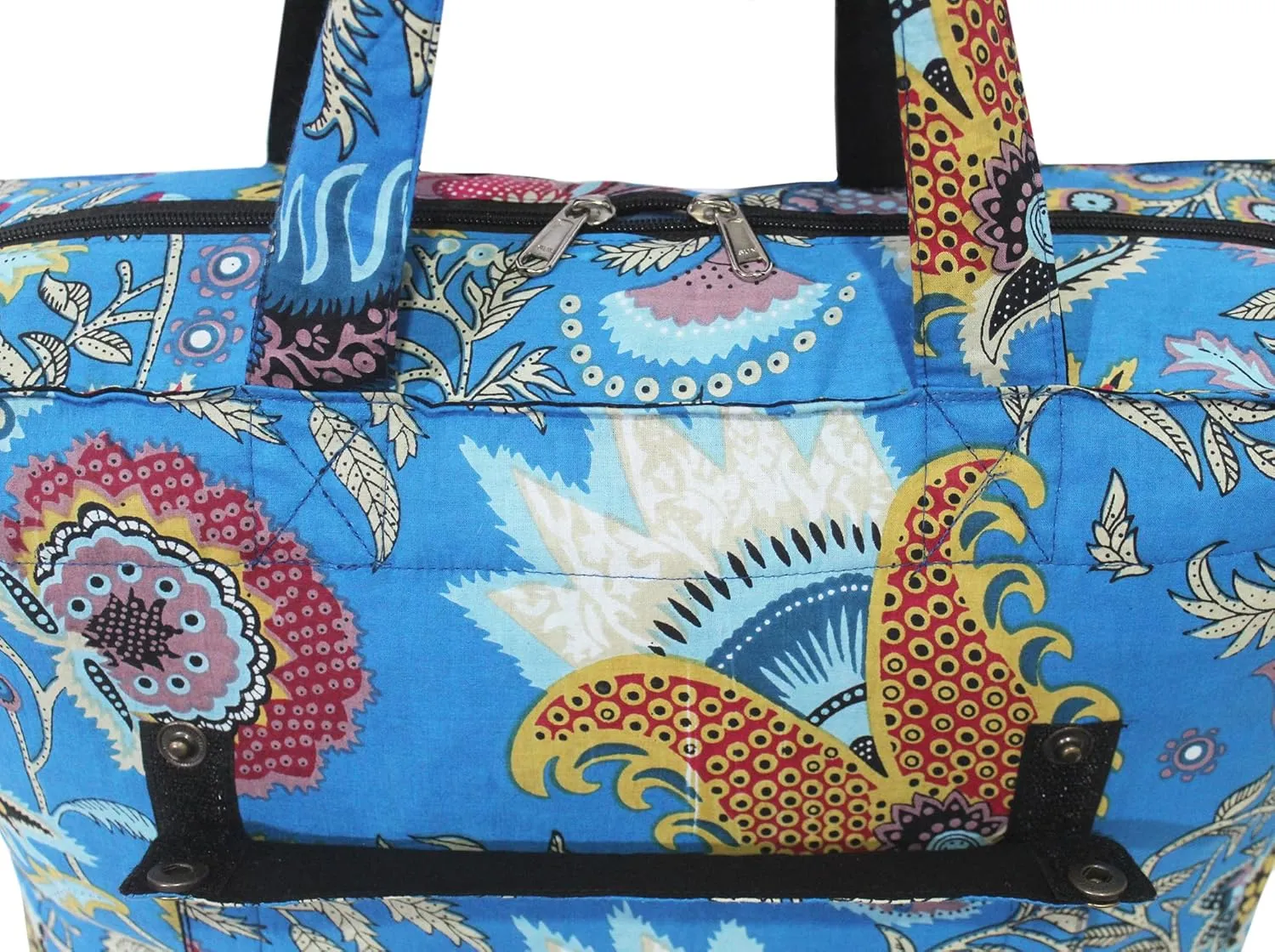 INDIAN CRAFT CASTLE Tote Bag with Yoga Mat Carrier Pocket Carryall Shoulder Bag for Office, Workout, Pilates, Travel, Beach and Gym