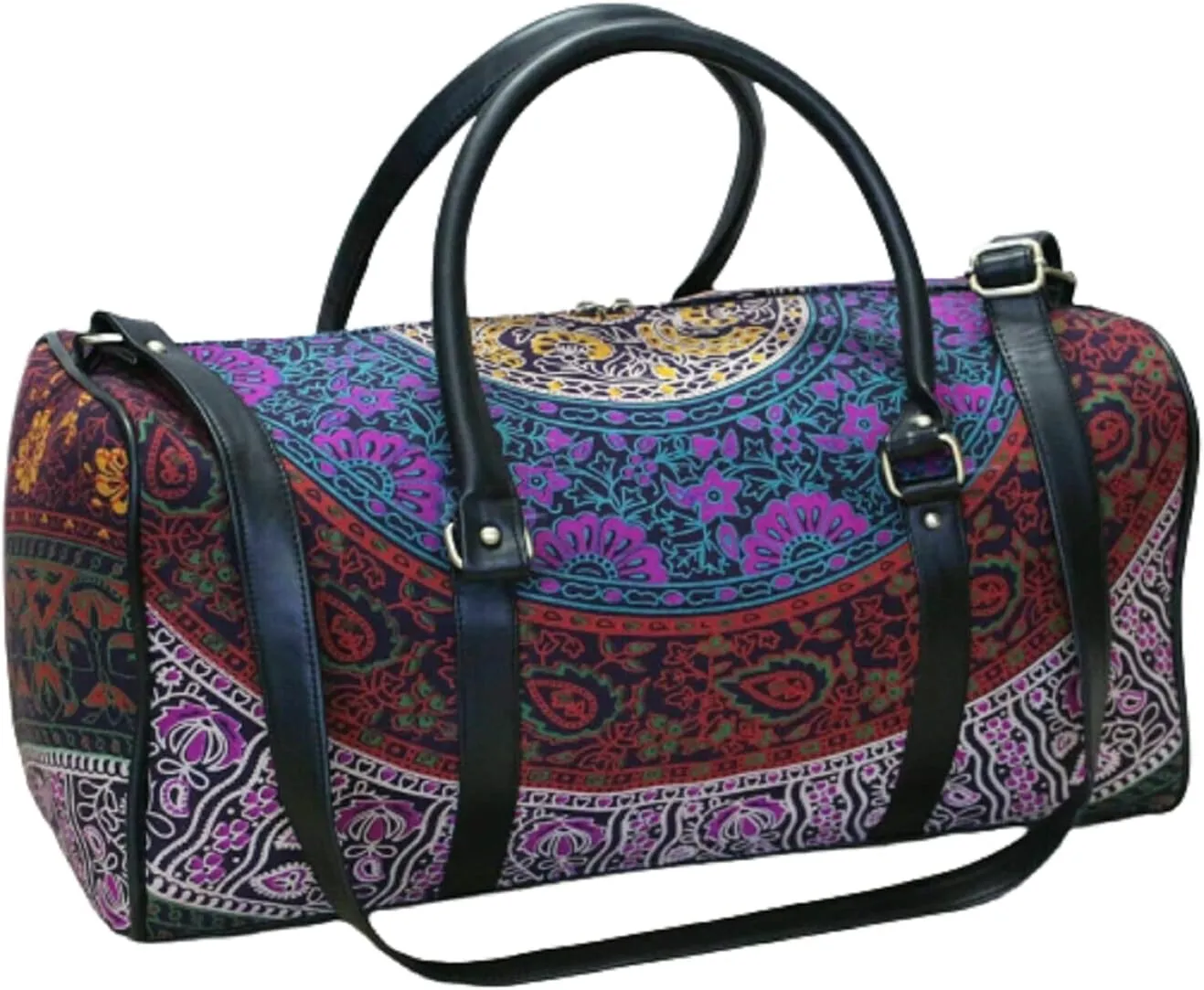 Indian Hippie Mandala Ombre Duffle Cotton Travel Bag Throw Tie Die Bags Handbag