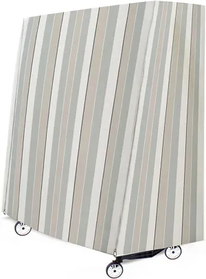 Indoor/Outdoor Table Tennis Table Cover,Heavy Duty Rip Proof 600D Oxford Fabric Ping Pong Table Cover,Waterproof, Windproof, Anti-UV(152x71x160cm)-Stripe