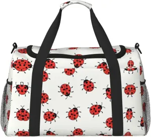 Infinite Speckled Pattern print Large Canvas Travel Duffel Bag Weekender Bags for Women Overnight Bag Carry On Tote Bag