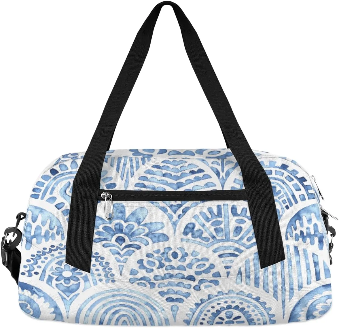 Ink Tropical Flora Kids Duffle Bag for Boys Girls Overnight Travel Bag Kids Duffel Bags Ballet Weekender Bag for School Gym Sport Sleepover Carry On Bag