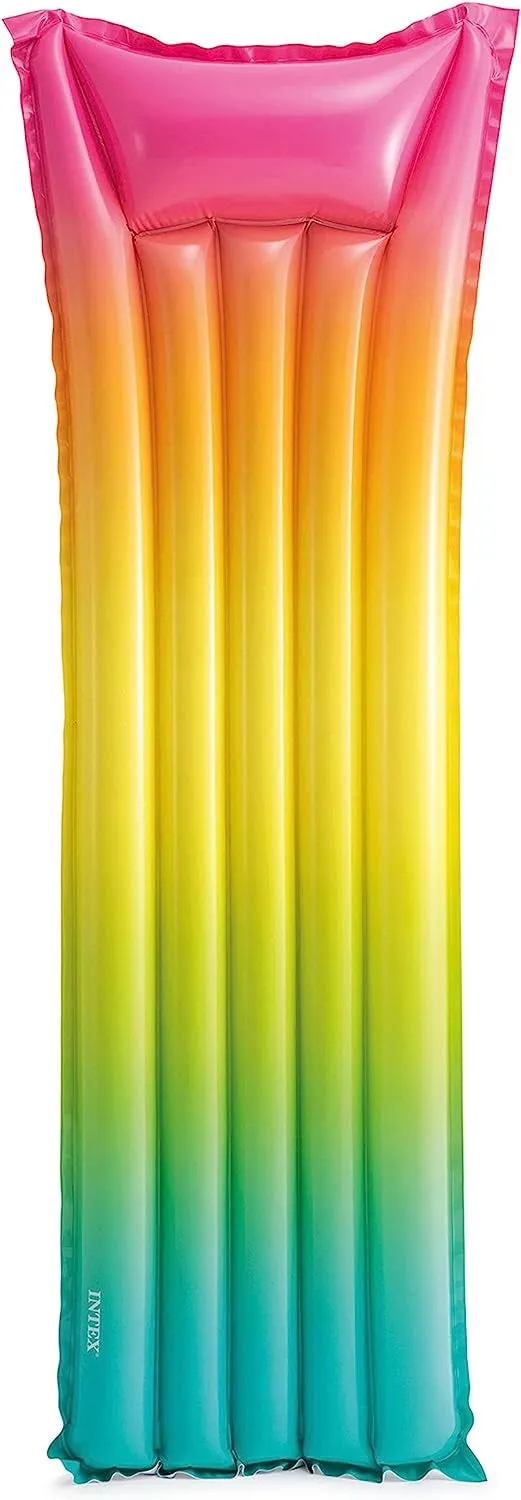 Intex Inflatable Rainbow Ombre Pool Mat