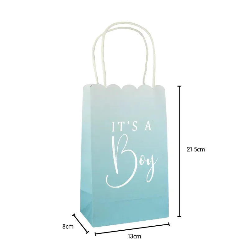 It's a Boy Baby Shower Blue Paper Gift Bags