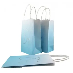 It's a Boy Baby Shower Blue Paper Gift Bags