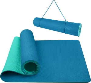 IUGA Yoga Mat Non Slip Anti-tear Yoga Mats Eco Friendly Hot Yoga Mat Thick Workout & Exercise Mat for Yoga, Pilates and Fitness (72"x 24"x 6mm)
