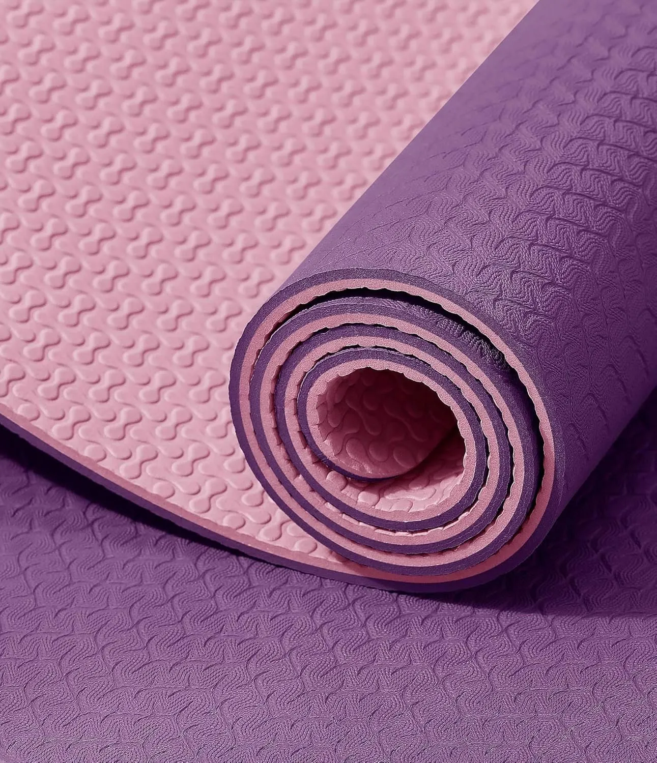 IUGA Yoga Mat Non Slip Anti-tear Yoga Mats Eco Friendly Hot Yoga Mat Thick Workout & Exercise Mat for Yoga, Pilates and Fitness (72"x 24"x 6mm)