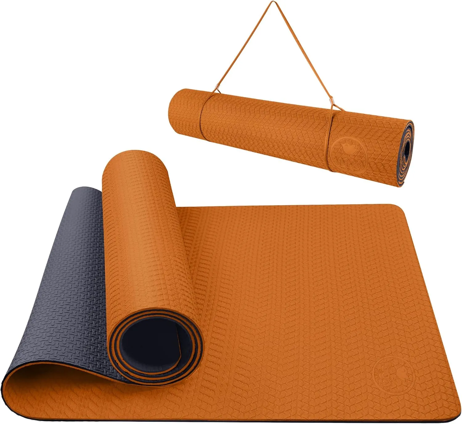 IUGA Yoga Mat Non Slip Anti-tear Yoga Mats Eco Friendly Hot Yoga Mat Thick Workout & Exercise Mat for Yoga, Pilates and Fitness (72"x 24"x 6mm)