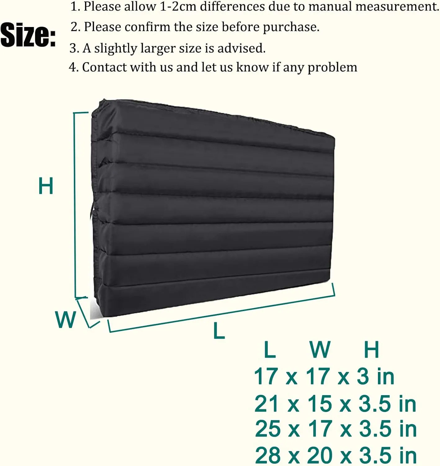 J&C Air Conditioner Covers for Outside Units - Central AC Cover - Outdoor AC Unit Protection