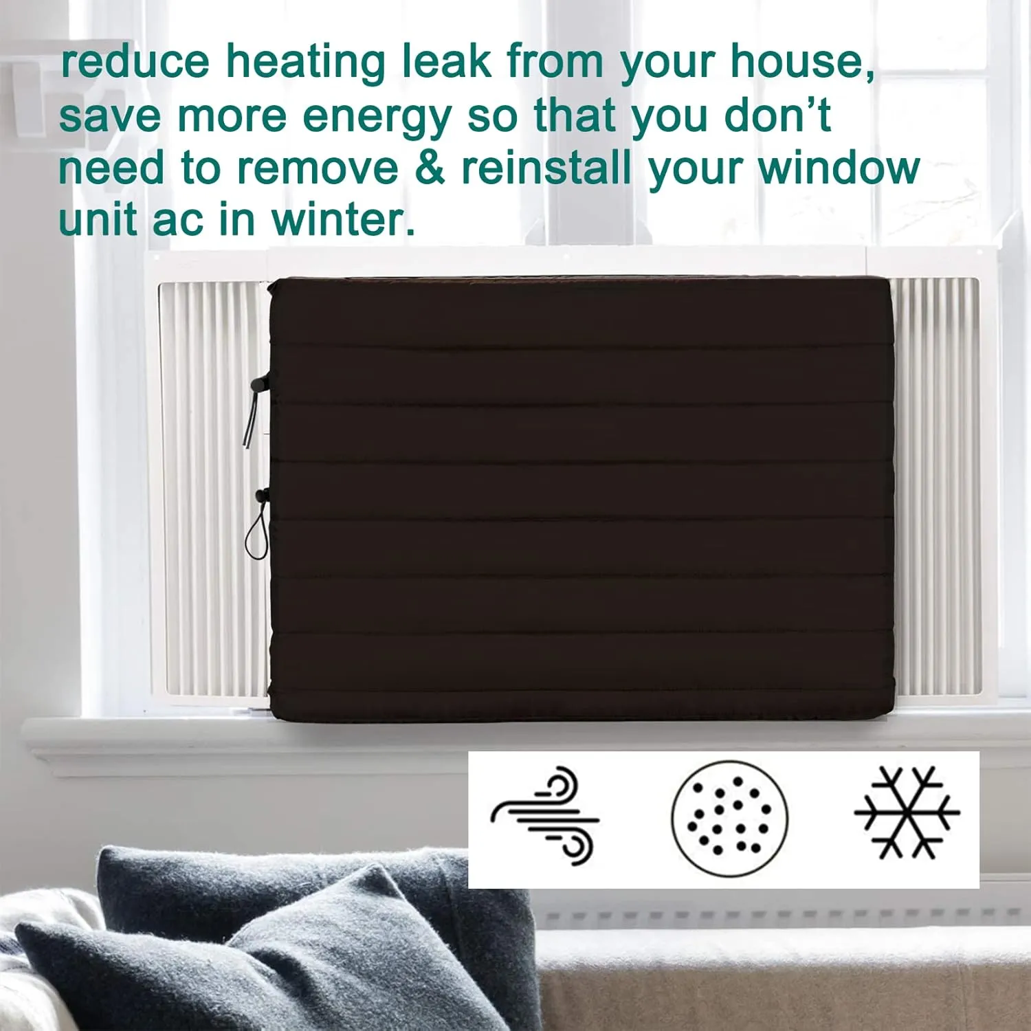 J&C Air Conditioner Covers for Outside Units - Central AC Cover - Outdoor AC Unit Protection
