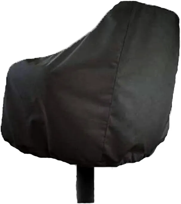 J&C Boat Seat Cover, 420D Boat Seat Covers Waterproof Dustproof Boat Chair Cover Anti UV Heavy Duty Captain Pontoon Boat Seat Cover Boat Chair Covers Full Protection