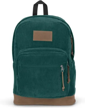 JanSport Right Pack Expressions Backpack - Travel, Work, or Laptop Bag - Deep Juniper Corduroy