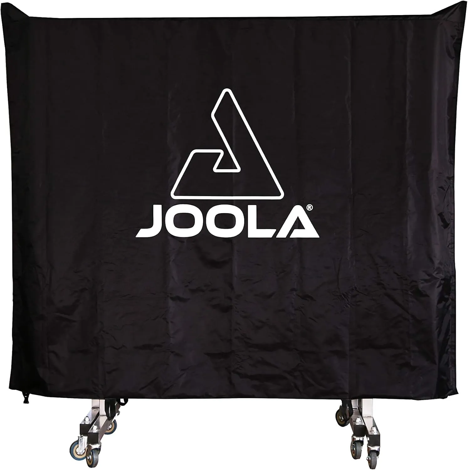 JOOLA Outdoor Ping Pong Table Cover Fits Both Folding Tables & Flat Tables -Heavy Duty Waterproof Cover with PVC Coating- Dual Function, Fits 9x5 Tables in Upright or Down Positions, Indoor & Outside