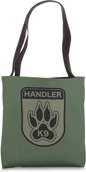 K9 Handler (subdued patch) Tote Bag