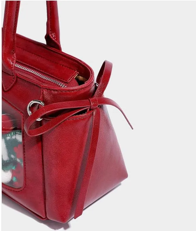 Kawaii Lolita Ita Shoulder Bag Cute Baguette Shoulder Handbag Trendy Purse Aesthetic Streetwear Coquette Sling Purse