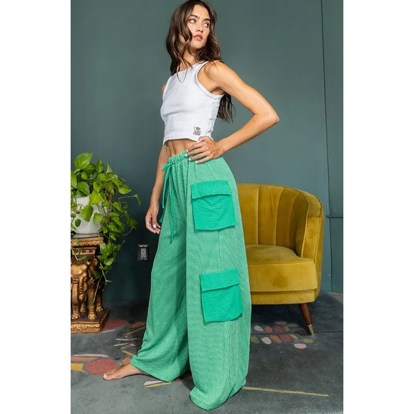 Keep it in Line Ribbed Cargo Pants
