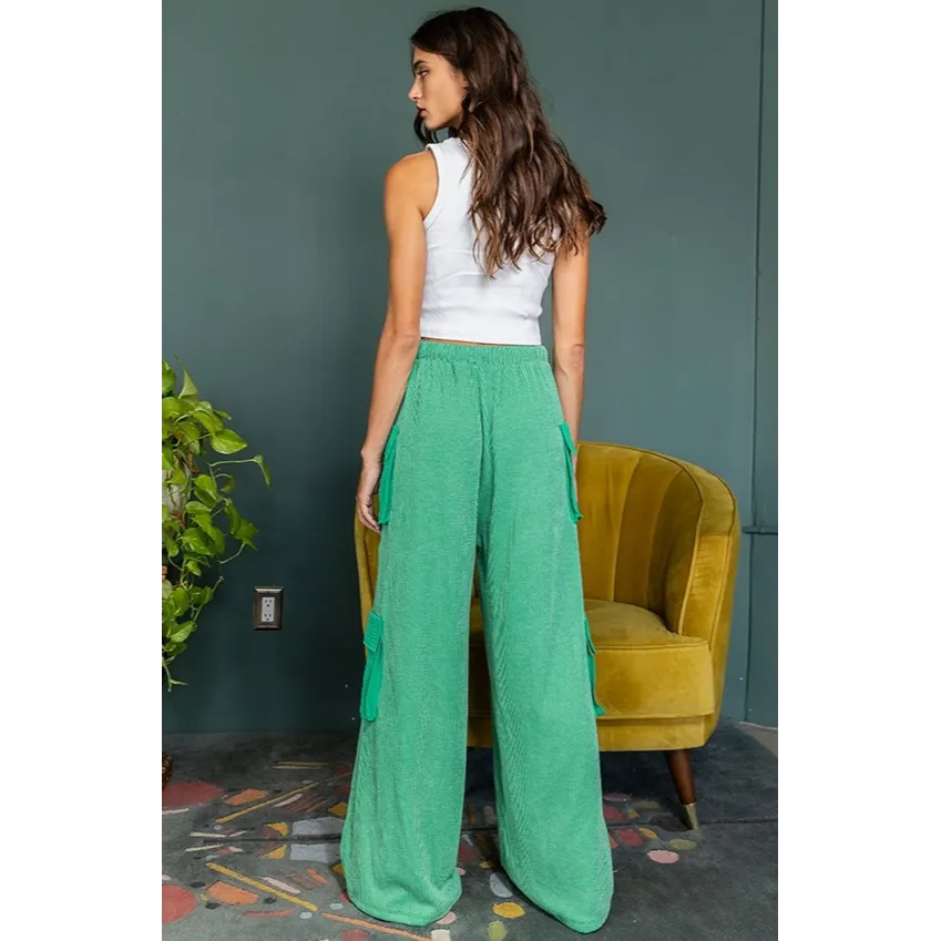 Keep it in Line Ribbed Cargo Pants
