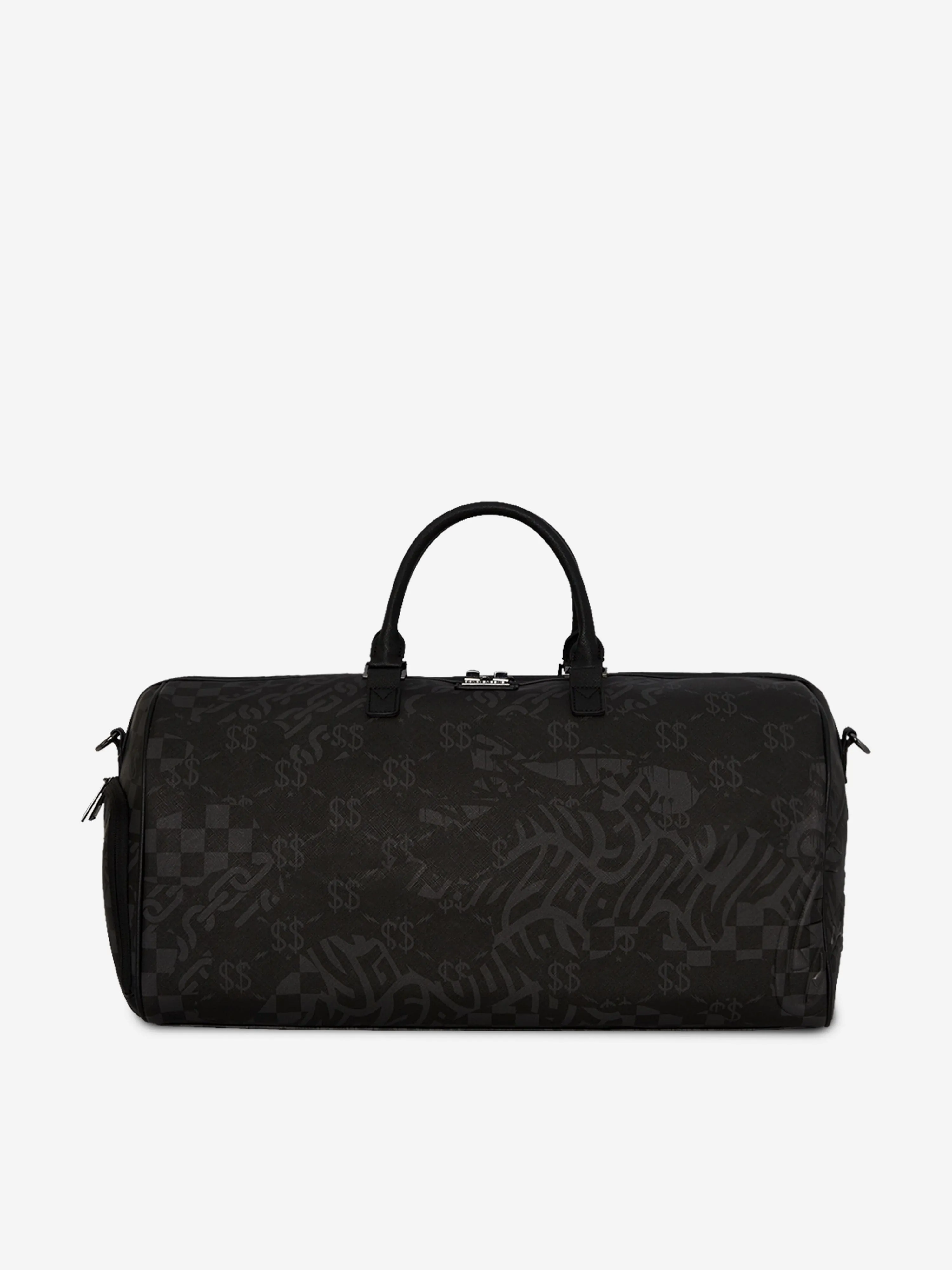 Kids 3AM Check Emperor Duffle Bag in Black (51cm)