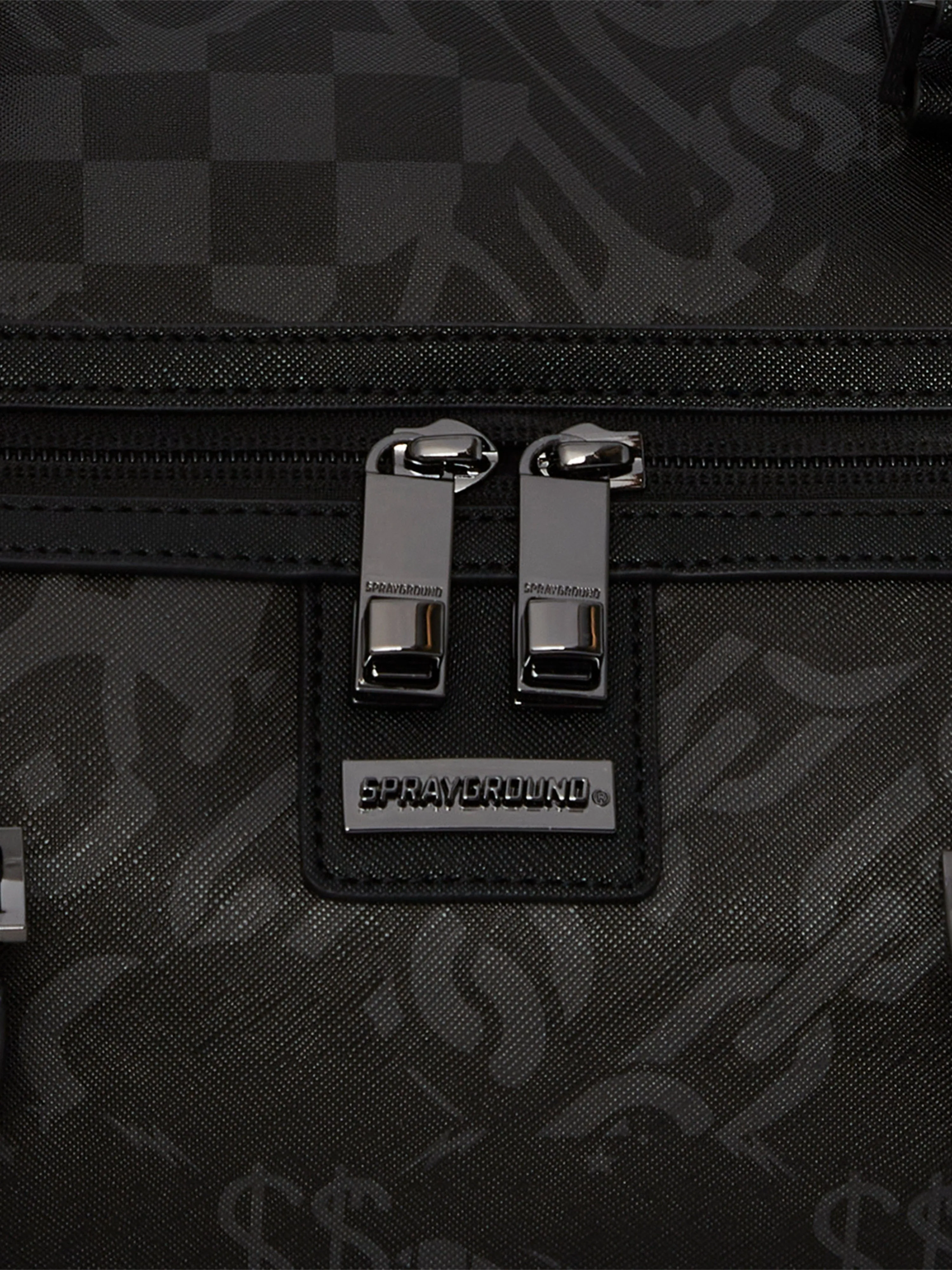 Kids 3AM Check Emperor Duffle Bag in Black (51cm)