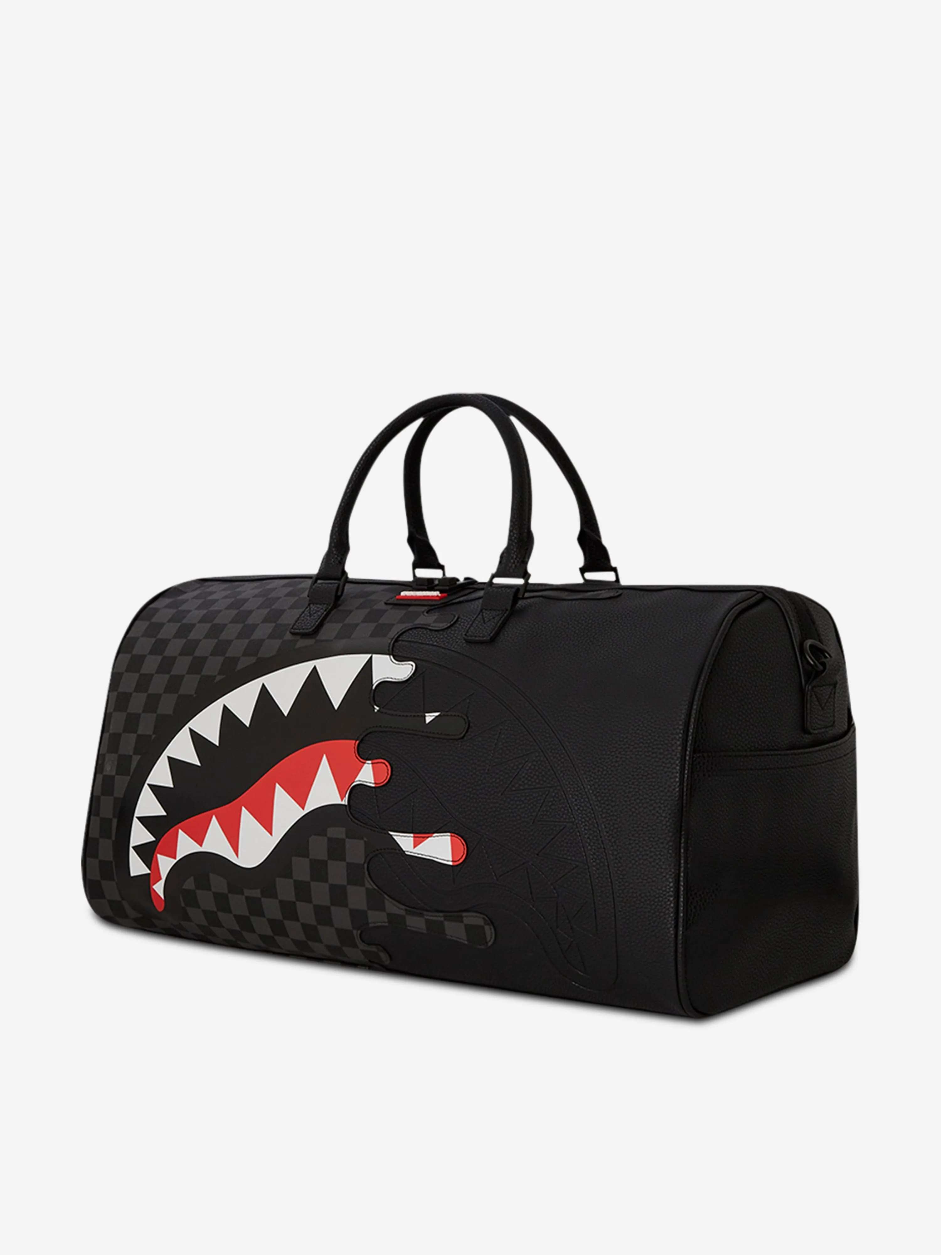 Kids Unfinished Shark Emperor Duffle Bag in Black (51cm)