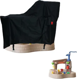 Kids Water Table Cover Fit Step2 Pump & Splash Discovery Pond Water Table,Waterproof DustProof Anti-UV Outdoor Kids Water and Sand Toys,Cover only 40"Lx30"Wx38"H
