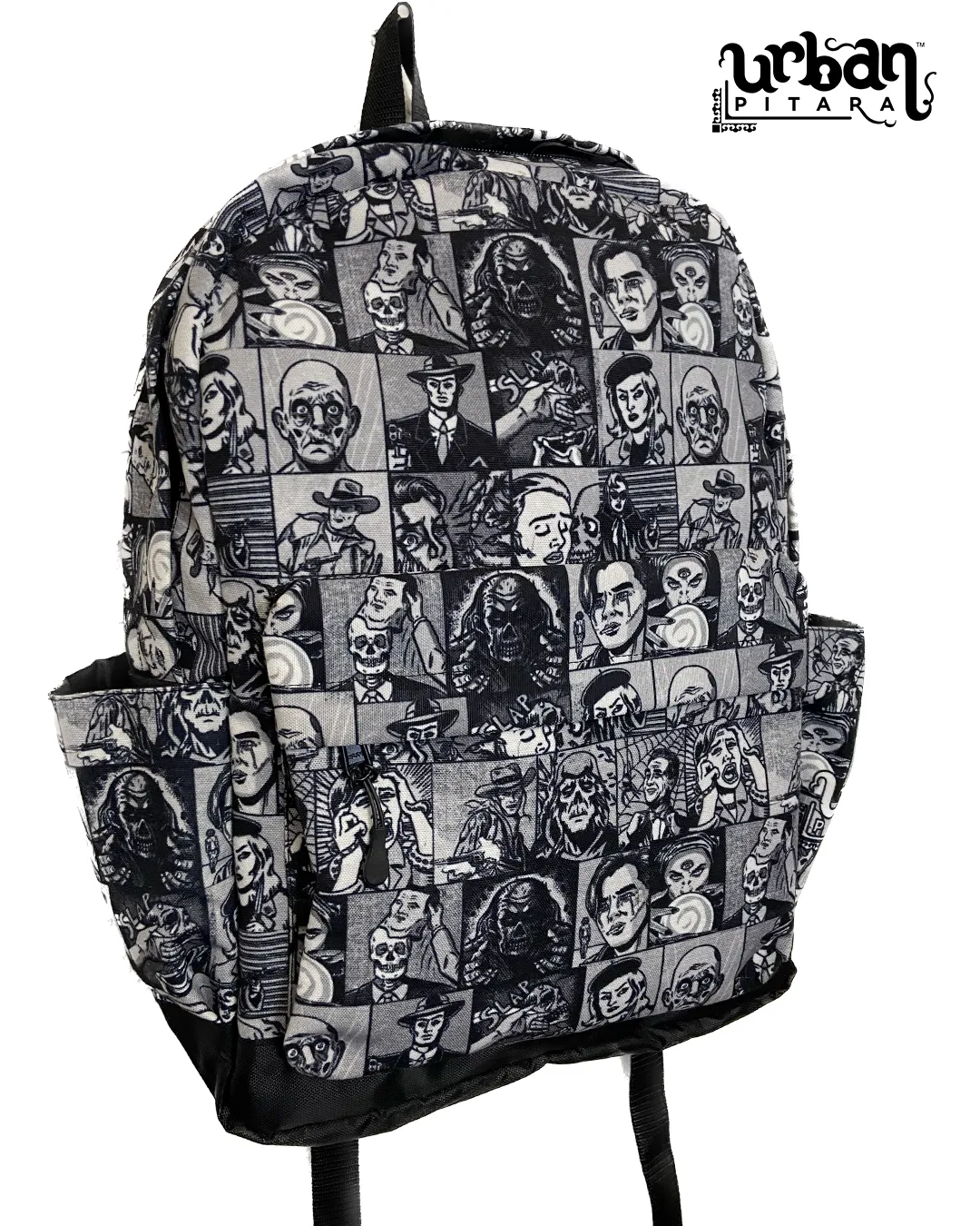 Killer Comics Monochrome Canvas Backpack