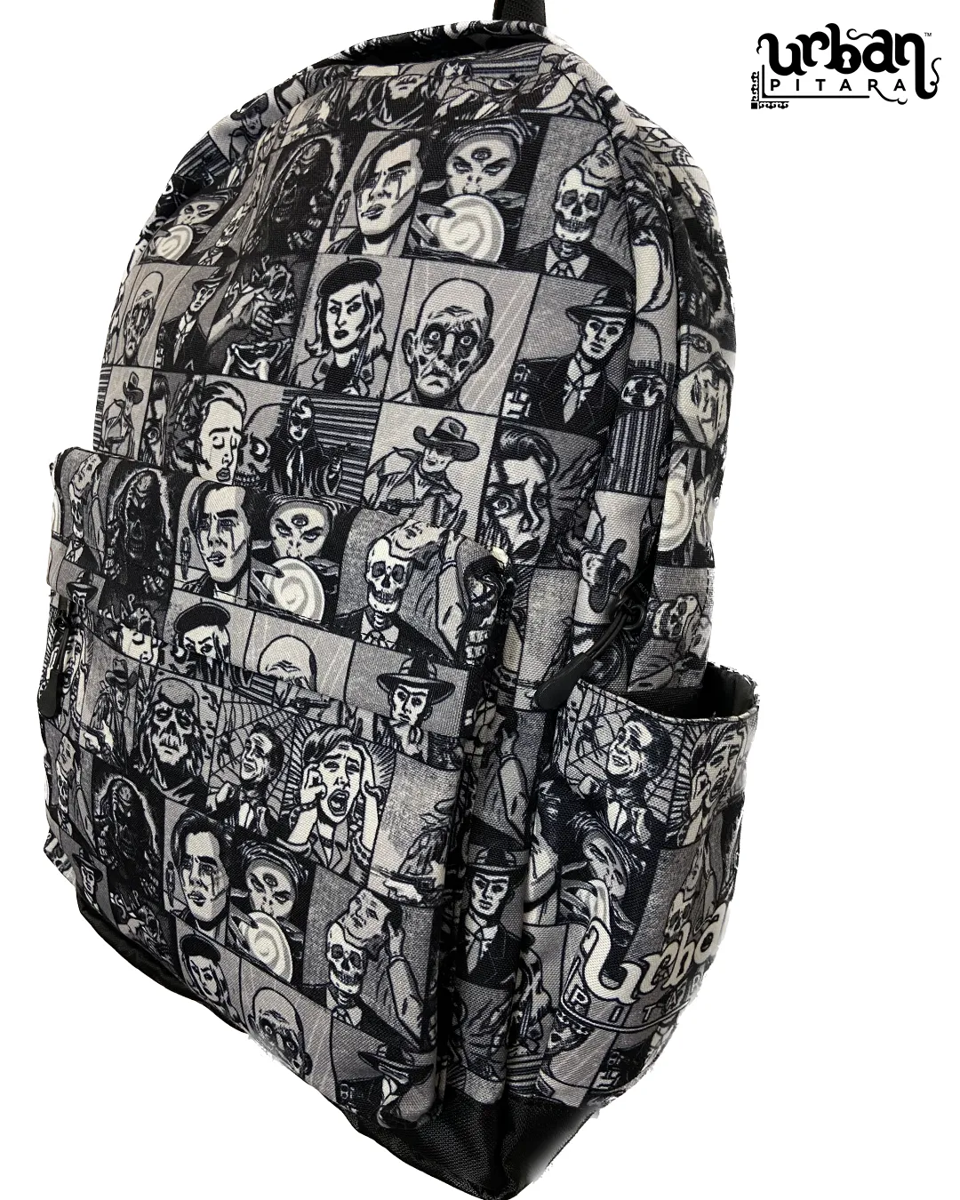 Killer Comics Monochrome Canvas Backpack