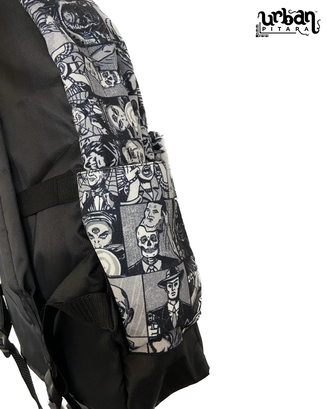 Killer Comics Monochrome Canvas Backpack