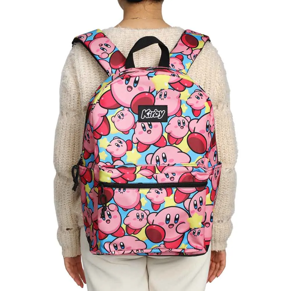 Kirby The Pink Puff AOP Laptop Backpack