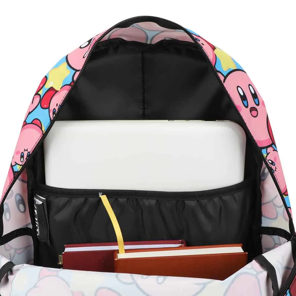 Kirby The Pink Puff AOP Laptop Backpack