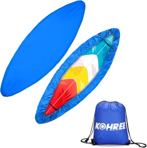 Kohree 420D Kayak Cover Waterproof, Kayak Covers for Outdoor Storage, Heavy Duty UV Protection Paddle Board Covers SUP Canoe Cover, 10.2-11.5ft / 11.8-13.1ft