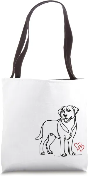 Labrador Retrieval, dog lovers, minimalistic simple fashion Tote Bag
