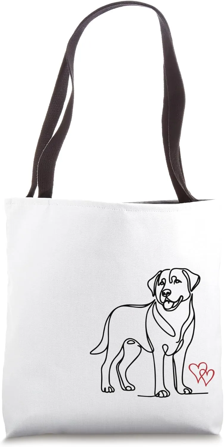 Labrador Retrieval, dog lovers, minimalistic simple fashion Tote Bag