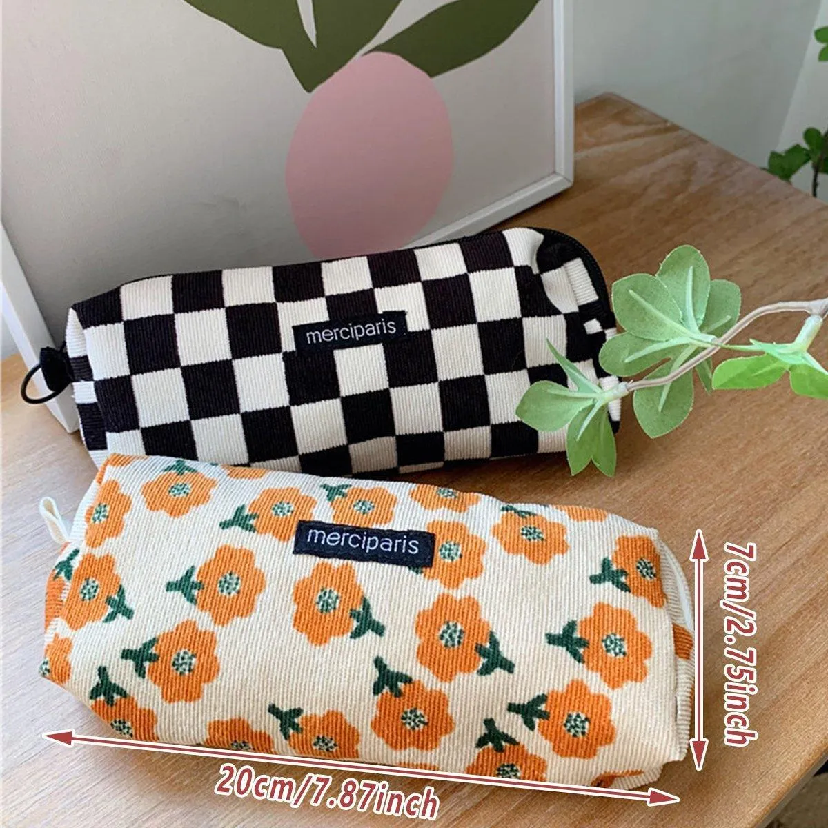 Large Capacity Pencil Case Organiser Bag Stationery Holder School Travel Pouch