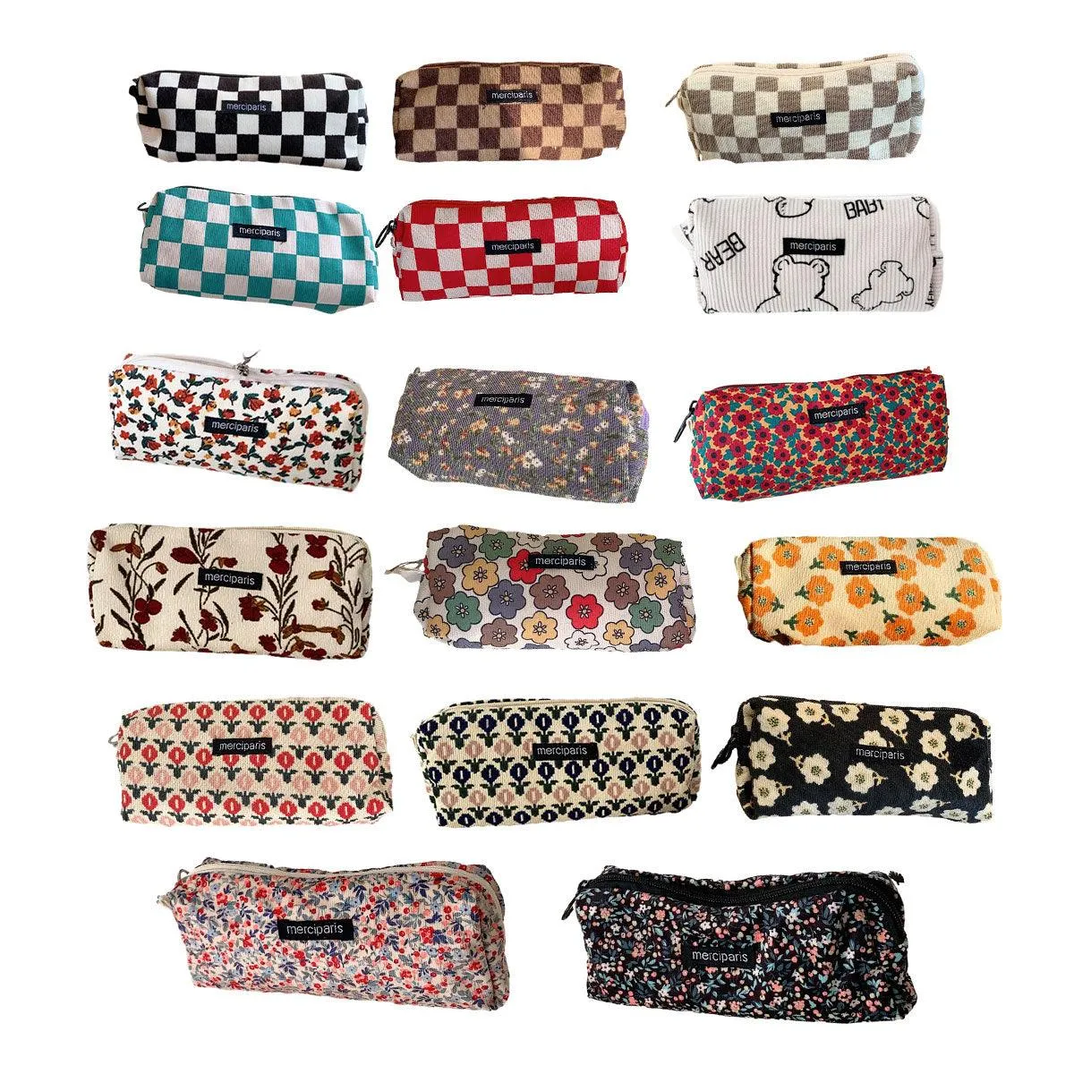 Large Capacity Pencil Case Organiser Bag Stationery Holder School Travel Pouch
