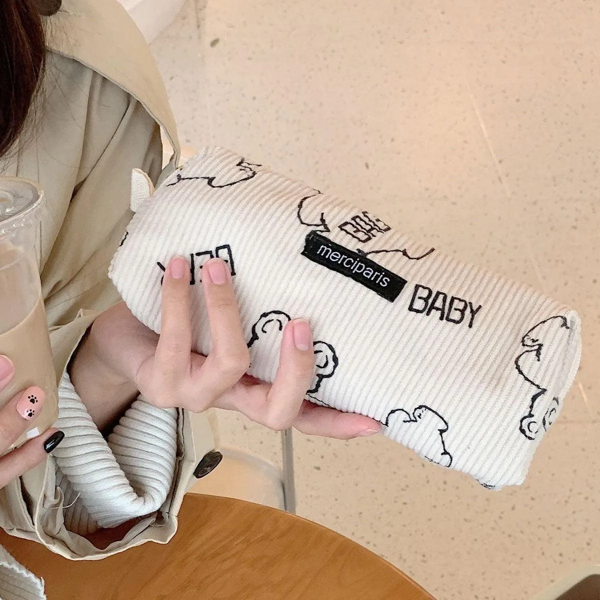 Large Capacity Pencil Case Organiser Bag Stationery Holder School Travel Pouch